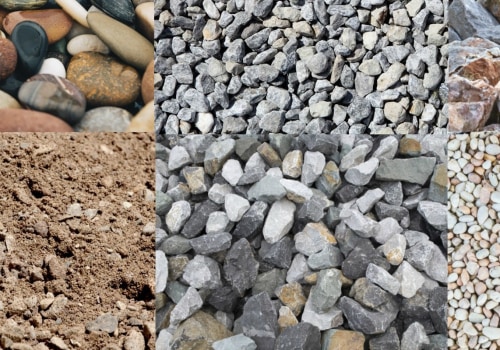 What types of aggregate are used in concrete?
