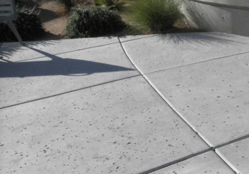 What are the decorative finishes that can be applied to concrete surfaces?