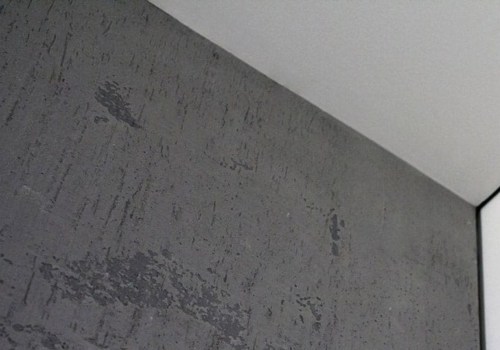 What do you call a concrete wall finish?